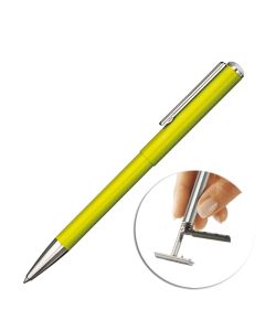 Długopis z pieczątką Heri classic 3109 zielony kiwi + etui