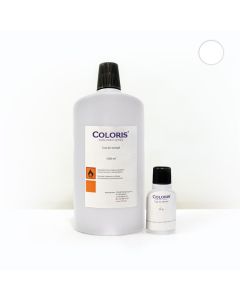 Coloris Tusz 990 P - Do metalu,tworzyw - Biały - 50 g