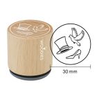 Stemple WOODIES Ślub - Drewniane, Okrągłe, Średnica 3 cm, Ślub - (3 szt.)