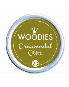 WOODIES Poduszka - Ornamental Olive - (3szt.)